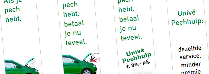 Univ&eacute; pechhulp bannercampagne