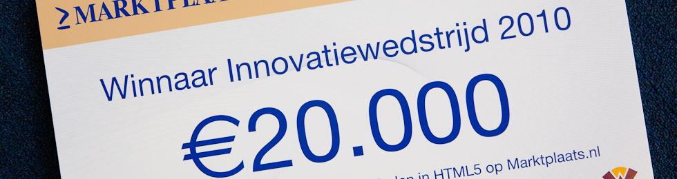 Winnaar Marktplaats innovatiewedstrijd!