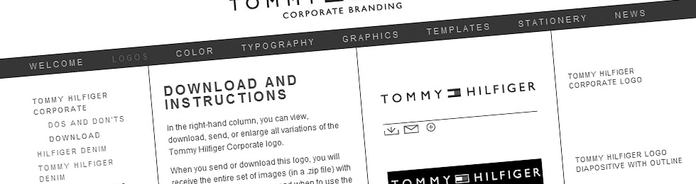 Tommy corporate identity