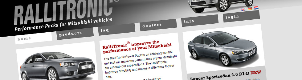 Rallitronic productwebsite